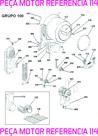 Motor para Secadora de Roupa 220-240 Volts BSI10 BSI24 BSR10 BSR24 BSX10 Brastemp W10529145 Original