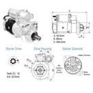 Motor partida MT29 12 volts VW Worker Constellation - ZM