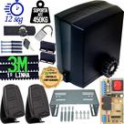 Motor Portão Correr Automatizador 1/4 CV Deslizante DZ 450kg 300W 127V Base Fixar 3m Cremalheira Ipec