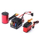 Motor sem escova para carro RC 3650 HUIOP 5200KV com 60A ESC 2-4S Lipo