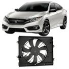 Motor ventilador Civic Ex E Exl Sport 2.0 16V 2017 Ate 2022 Civic 1.5 2016 Ate 2020 Gmv Com Módulo Com Defletor 12V 190155Baa01 190205Baa01 190305Baa0