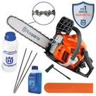 Motosserra Husqvarna 120 35cc Com Kit óleo Misturador e Lima