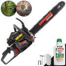 Motosserra Kawashima KCS 580E À Gasolina 2T 54cc Sabre 18 Polegadas Com Carcaça de Alumínio e Sistema Antivibração Ideal Para Desdobra de Madeira e Corte de Galhos + 1 ÓLEO STIHL 8017 2T