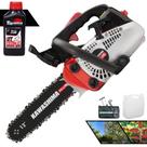Motosserra KCS 260P Plus Kawashima À Gasolina 2T 25,4cc Profissional Com Sabre 12' Corrente 22 Dentes Leve e de Fácil Manuseio Com Designer Ergonômico Ideal Para Pomares e Tarugamentos + ÓLEO TOYAMA