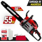 Motosserra Potente Kawashima KCS 550-P À Combustão 54,6cc 2 Tempos Com Freio de Segurança