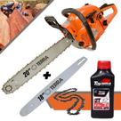 Motosserra Profissional Á Gasolina Terra MT520 Com ÓLEO TOYAMA 2T 52cc 2,5HP 11.000RPM Com Sabres 18” e 20” Robusta e de Alto Desempenho Ideal Para Corte e Poda de Galhos e Árvores Motosserra Profissional Á Gasolina Terra MT520 Com ÓLEO TOYAMA 2T 52cc 2,5HP 11.000RPM Com Sabres 18” e 20” Robusta e de Alto Desempenho Ideal Para Corte e Poda de Galhos e Árvores