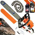 Motosserra Profissional Importway 63cc 22pol Grande & Forte + Óleo de Motor e Corrente