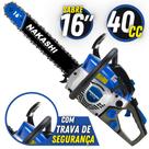 Motosserra Profissional Nakashi NCS-400 40,1cc Sabre de 16 Pol Com Sistema Antivibratório