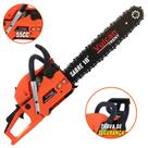 Motosserra Profissional Potente Vulcan VSL550 Ignição Eletrônica Á Combustão 2 Tempos 55cc 3HP Sabre 18" Polegadas Ponta Rolante Com Kit de Ferramentas