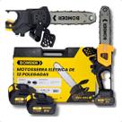 Motosserra sem fio Serra Elétrica com 2 bateria 21V Recarregável Corte rápido de Galho Árvore BOM-9104