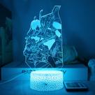 Motosserras LED 3D que mudam de cor com luz noturna Mans Denjis