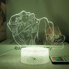 Motosserras LED 3D que mudam de cor com luz noturna Mans Denjis