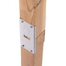 Mount Bracket Step2 Mail Post Extender, prata, 4x4, madeira
