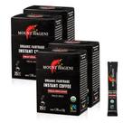 Mount Hagen Pacotes de Café Solúvel Individual com 25 Unidades - Kit com 4 Grãos Arábica Orgânicos de Torra Média Sustentável, Comércio Justo 4 x 25 sachês/50g