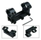 Mount Unico Suporte Luneta Tubo 30mm Perfil Alto Trilho 20mm