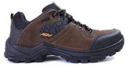 Mountrek tênis adventure 956 café 100% couro