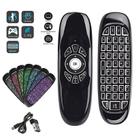 Mouse Aéreo 2.4G C120 Com Mini Teclado Sem Fio E Sensor De Movimento Para Navegação Em TV E PC Br
