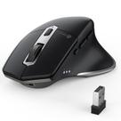 Mouse Bluetooth iClever MD172 sem fio recarregável preto cinza Mouse Bluetooth iClever MD172 sem fio recarregável preto cinza