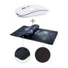 Mouse Bluetooth + Mouse Pad Extra Grande P/ Notebook