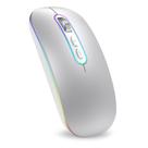 Mouse Bluetooth sem fio cimetech M01 Recarregável Prateado