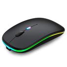 Mouse Bluetooth WREANU Recarregável LED Silent Slim Black
