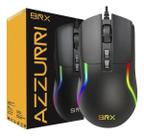 Mouse Brx Preto Azzurri 3600 Dpi