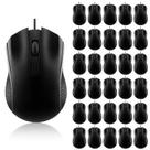 Mouse com fio Bonuci, 30 unidades, botão USB 3 para PC, desktop e laptop