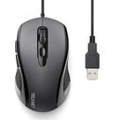 Mouse com fio de computador TECKNET 888 3600DPI USB para laptop cinza