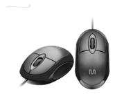 Mouse Com Fio Óptico Usb 1200dpi Preto Multilaser Ergonômico Computador Gamer Jogos Escritório