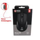 Mouse Com Fio Usb Optico Kross Elegance 1.000Dpi KE-M108 Preto