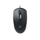 Mouse Com Fio USB Pegada Ergonômica e Ambidestro C3Tech MS31BK