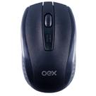 Mouse Curve Oex Wireless com 4 Botões MS411 Preto