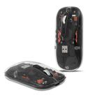 Mouse DANCESOUL transparente sem fio BT5.1/BT5.1/2.4G preto Mouse DANCESOUL transparente sem fio BT5.1/BT5.1/2.4G preto