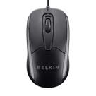 Mouse de computador Belkin de 3 botões com fio ambidestro 800 DPI
