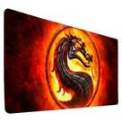 Mouse Dragão pad Gamer Kombat Fire Fogo Personalizado 90x40