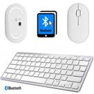 Mouse e Teclado bluetooth para Galaxy Tab A 7.0 T280/T285 Branco