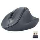 Mouse Elecom EX-G sem fio ergonômico 2000DPI 5 botões preto