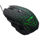 Mouse Gamer 6 Botões 2400DPI LED Com Fio para Jogos