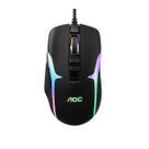Mouse Gamer AOC GM 190 RGB, 8 Botões, USB, 7200 DPI - GM190