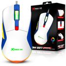 Mouse Gamer Branco Xtrike-ME GM-227 com Fio USB RGB 3600dpi