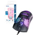 Mouse Gamer Colmeia USB, 1.600 DPI, LED RGB Multicores, Ultra Leve, Preto, Exbom - MS-C32