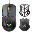 Mouse Gamer Com Fio Fortrek Striker Preto