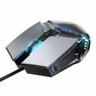 Mouse Gamer com Fio LED RGB Alta Precisão para Jogos e PC