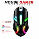 Mouse Gamer Com Fio USB 8001600 DPI Ajustável Alta Velocidade Precisão LED Colorido RGB Plug And Play 4 Botões Para Jogos Trabalho Design PC Notebook