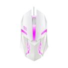 Mouse Gamer Ergonômico Sem Fio RGB 2.4G Bluetooth 1600DPI Com 6 Botões Silenciosos Para MacBook,