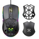 Mouse Gamer Fortrek Striker Preto RGB USB Com Fio 7314