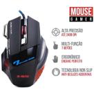 Mouse Gamer Iluminado Com Fio USB