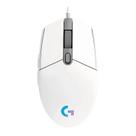 Mouse Gamer Logitech G203 Lightsync 910-005794 - 8000 Dpi - 6 Botoes - Branco Mouse Gamer Logitech G203 Lightsync 910-005794 - 8000 Dpi - 6 Botoes - Branco