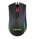 Mouse Gamer Macros Customizáveis Led Rgb 6400 Dpi - Lehmox
