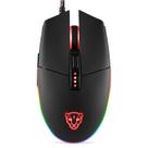Mouse Gamer Motospeed V50 Preto 4000 DPI RGB com Macro